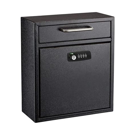 wall mounted locking mail steel drop box adiroffice mailbox 631|AdirOffice Wall.